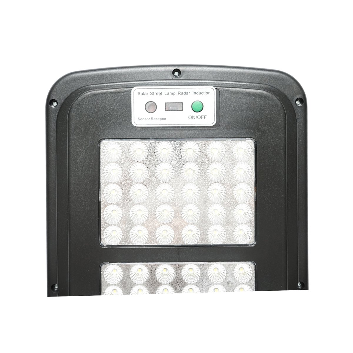 Lampa solara LED iluminat stradal 60W, 6500K, IP65 cu panou solar senzor de miscare si prindere pe stalp Breckner Germany